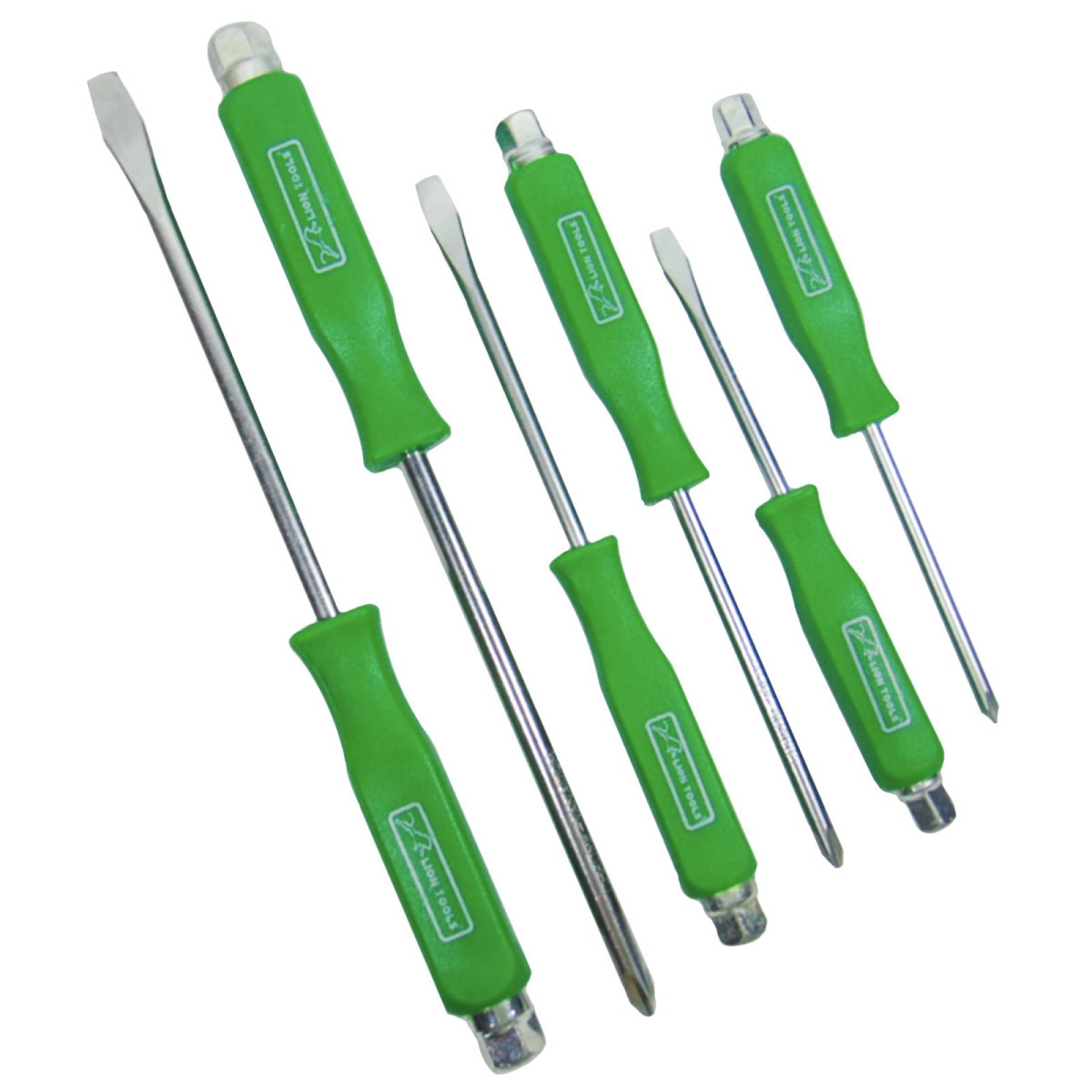 Juego Desarmador De Golpe 6 Piezas Ergonomico Alto Impacto