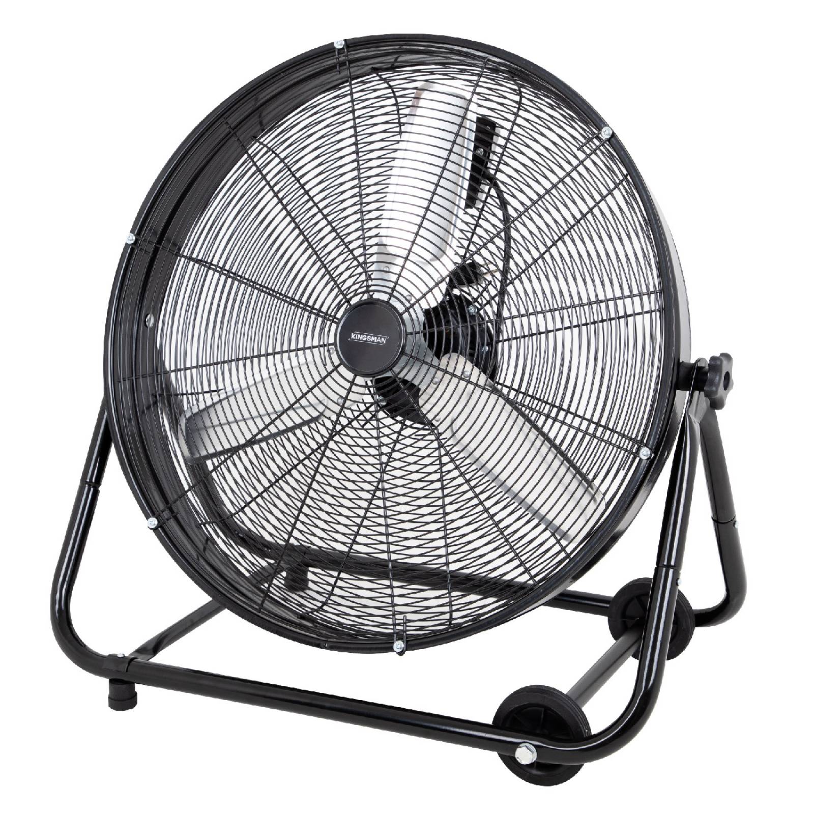 Ventilador Piso Industrial Portatil 24 Pulgada Aluminio 200w