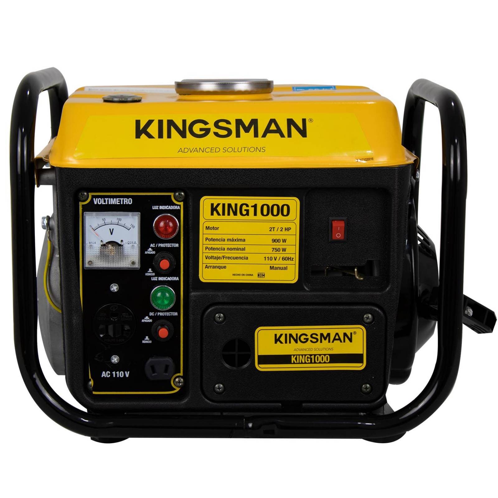 Generador Portatil A Gasolina 110v 2.0hp Corriente Electrica