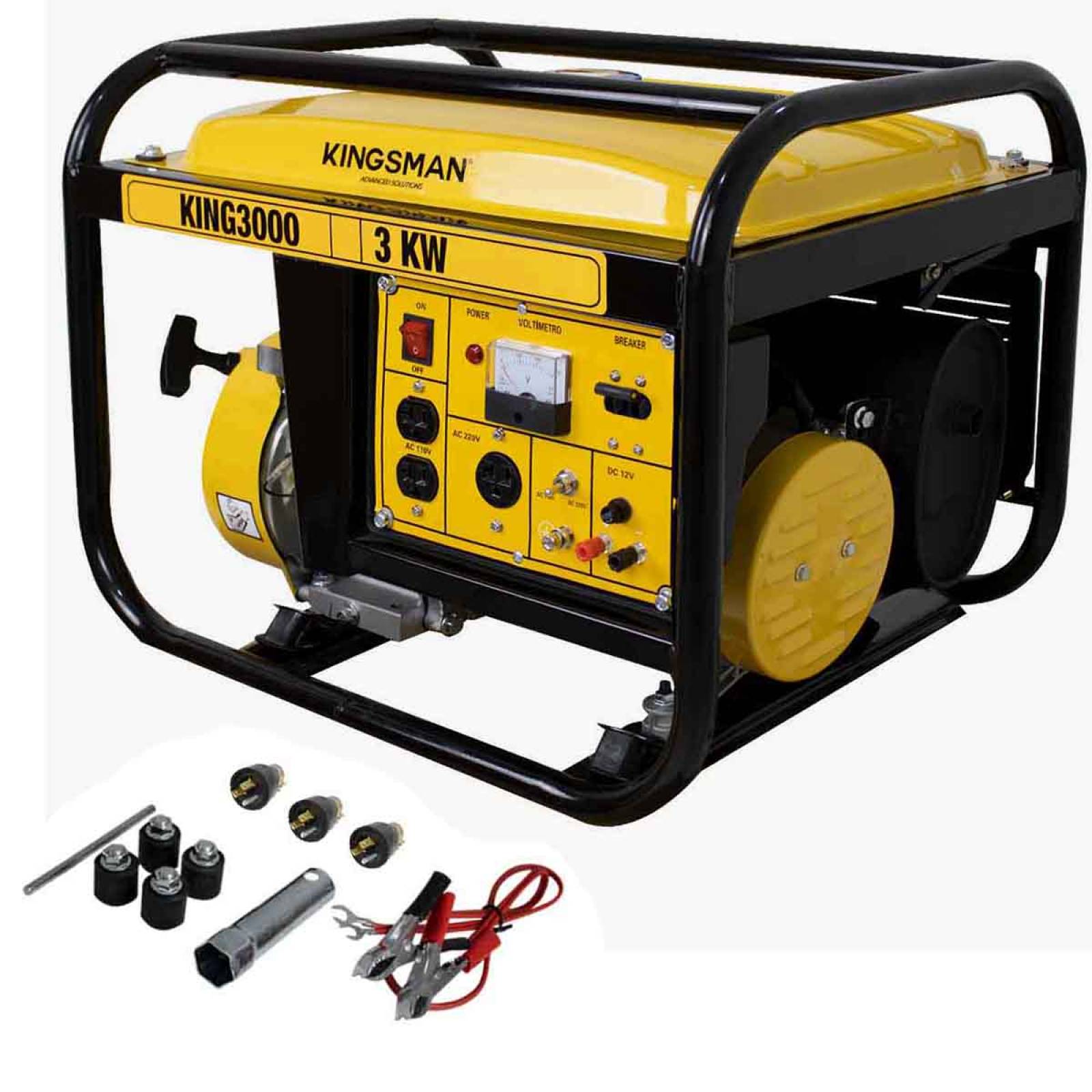 Generador Planta Luz Gasolina Portatil 3000w 7.5h.p 110/220v