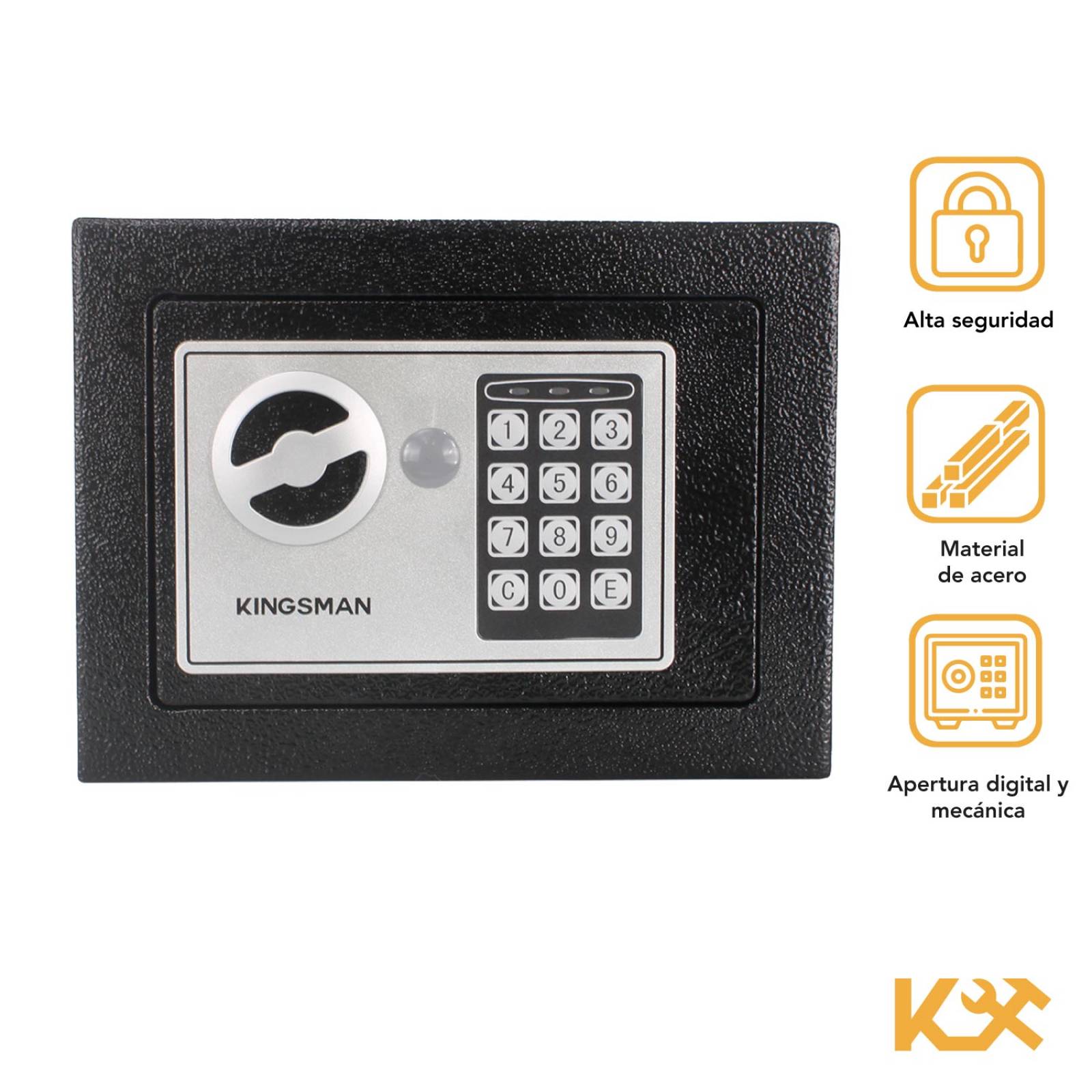 Caja Fuerte De Seguridad Digital Pequeña Con Ranura Kingsman