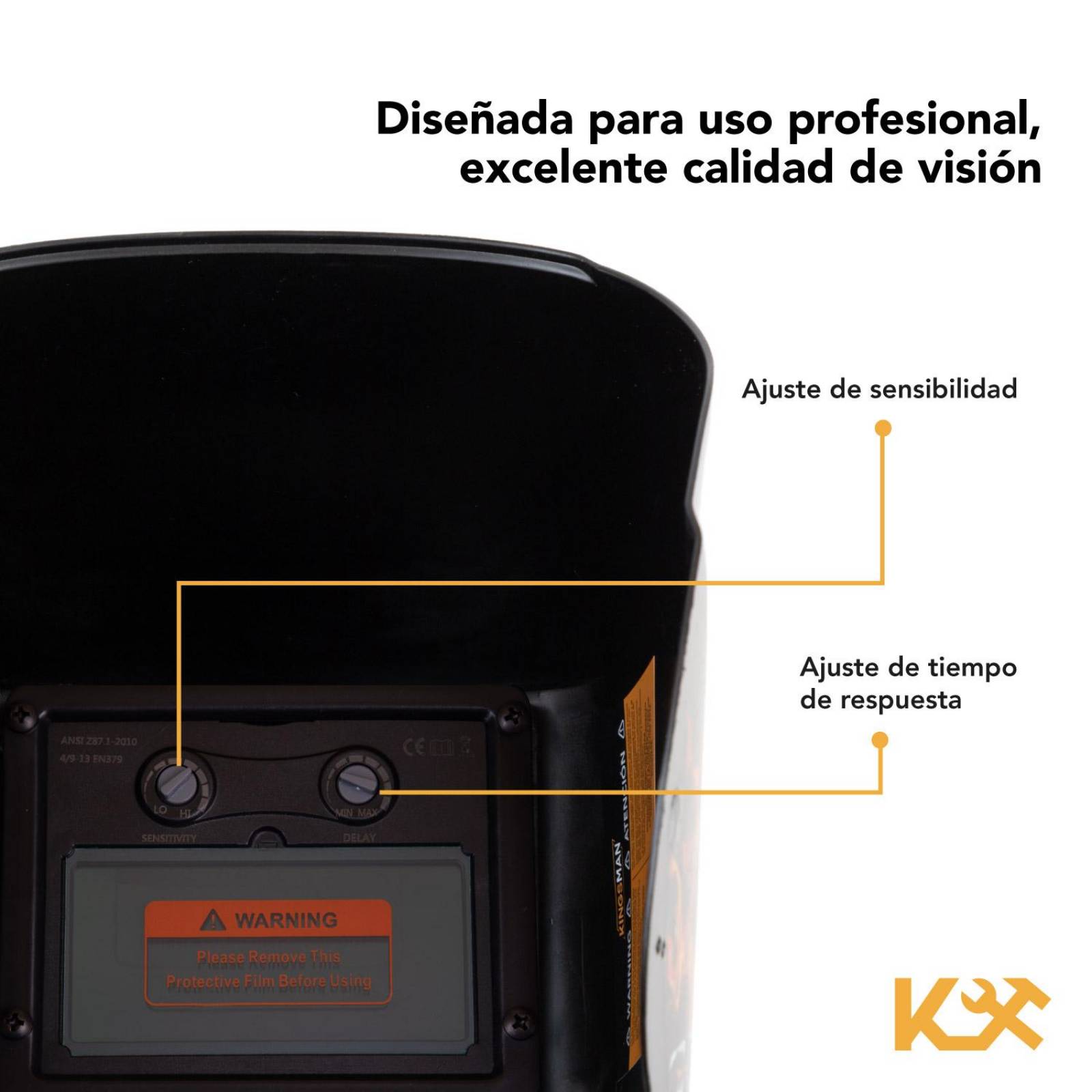 Careta Electronica Para Soldar Uso Industrial Soldadura 9-13