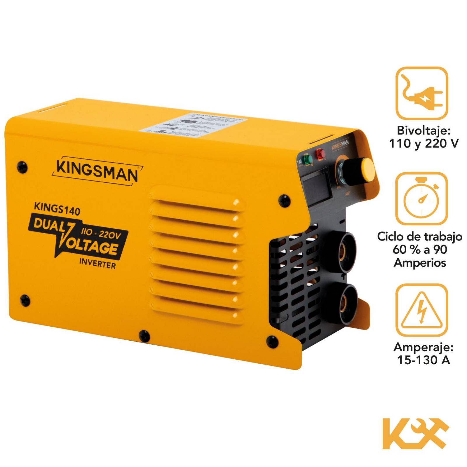 Soldadora Inverter 110-220v C/ Careta Y Escuadras Magneticas