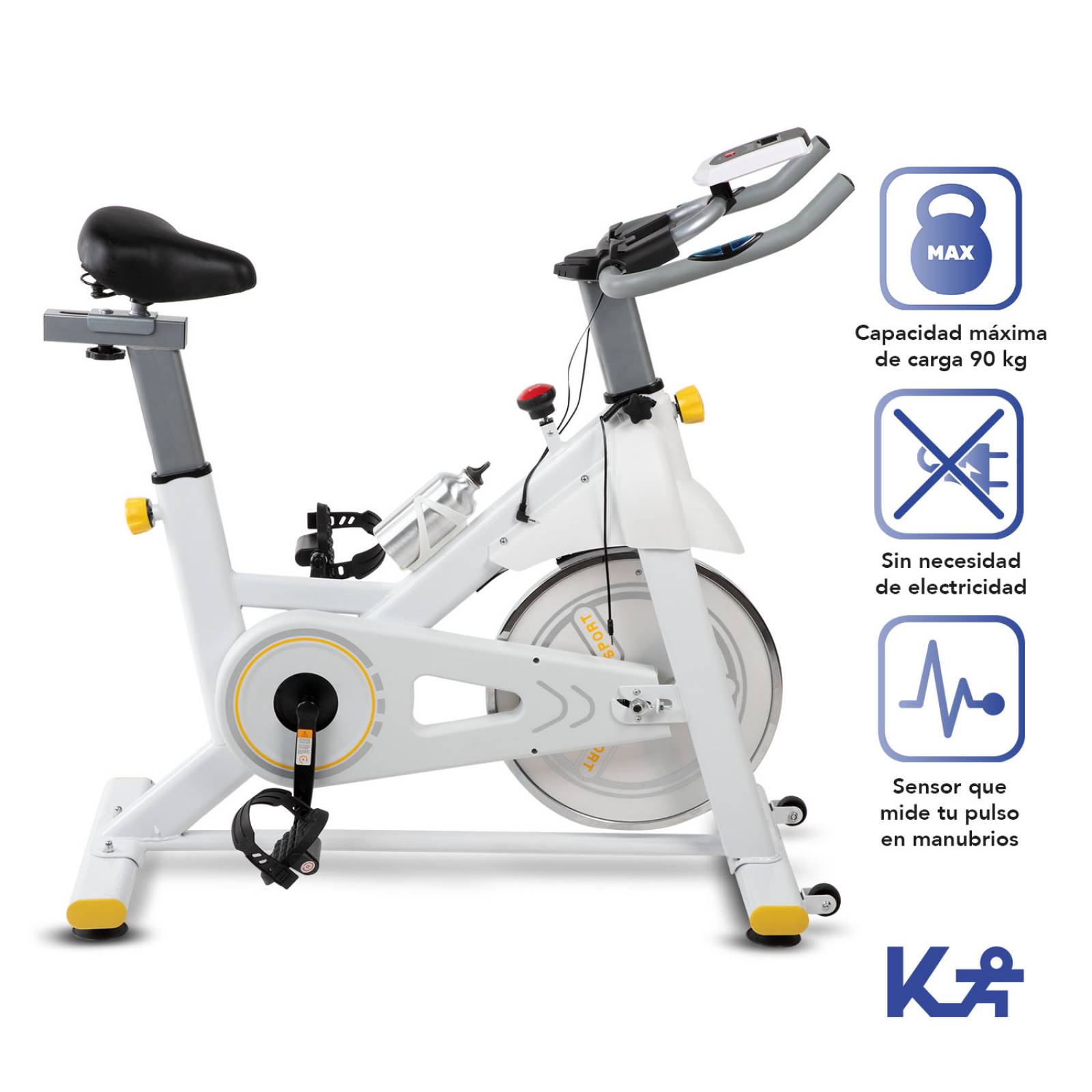 Bicicleta Fija Spinning Interior Ciclismo Deporte KingSports