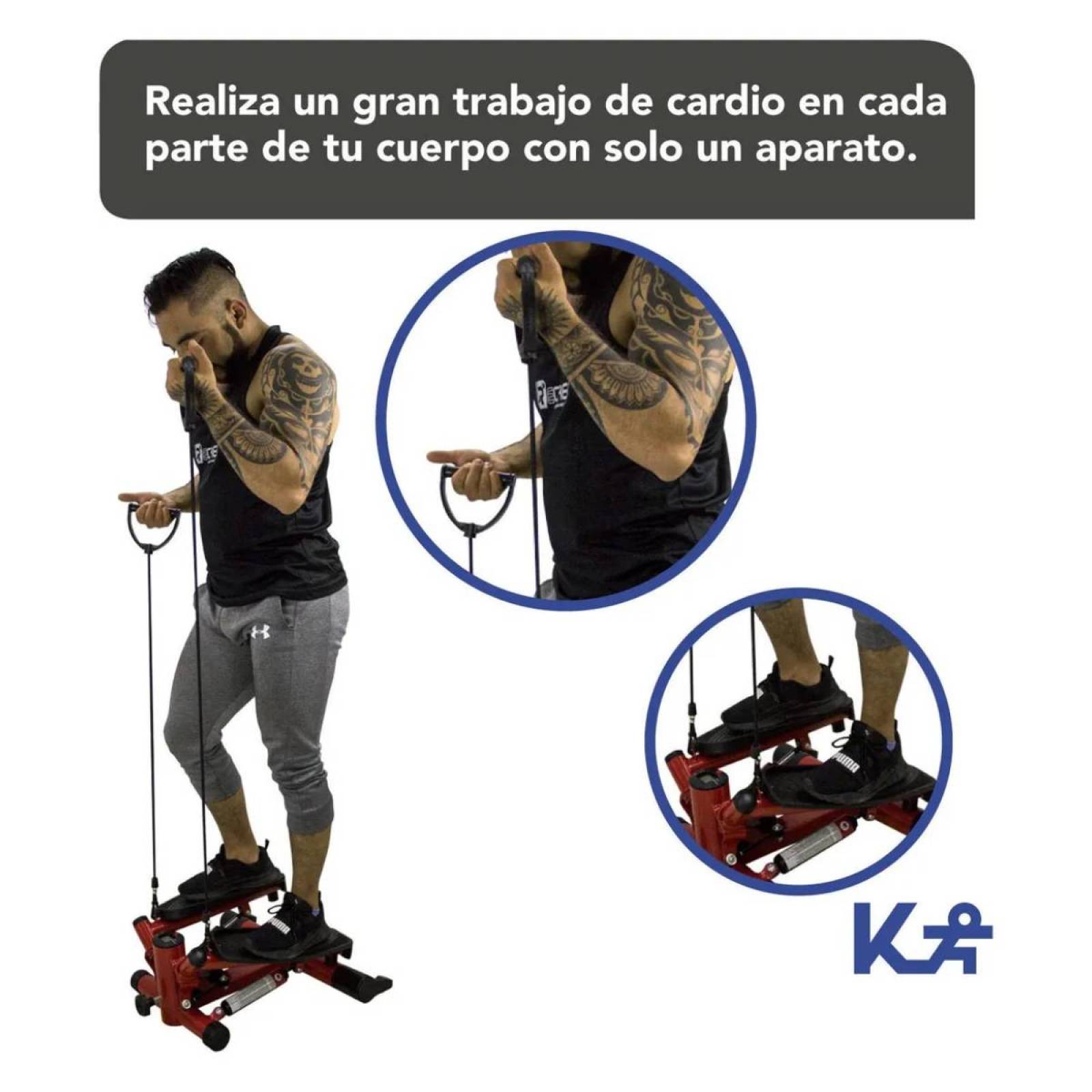 Escaladora Stepper Mini Twister Resistencia Ejercicio Cardio