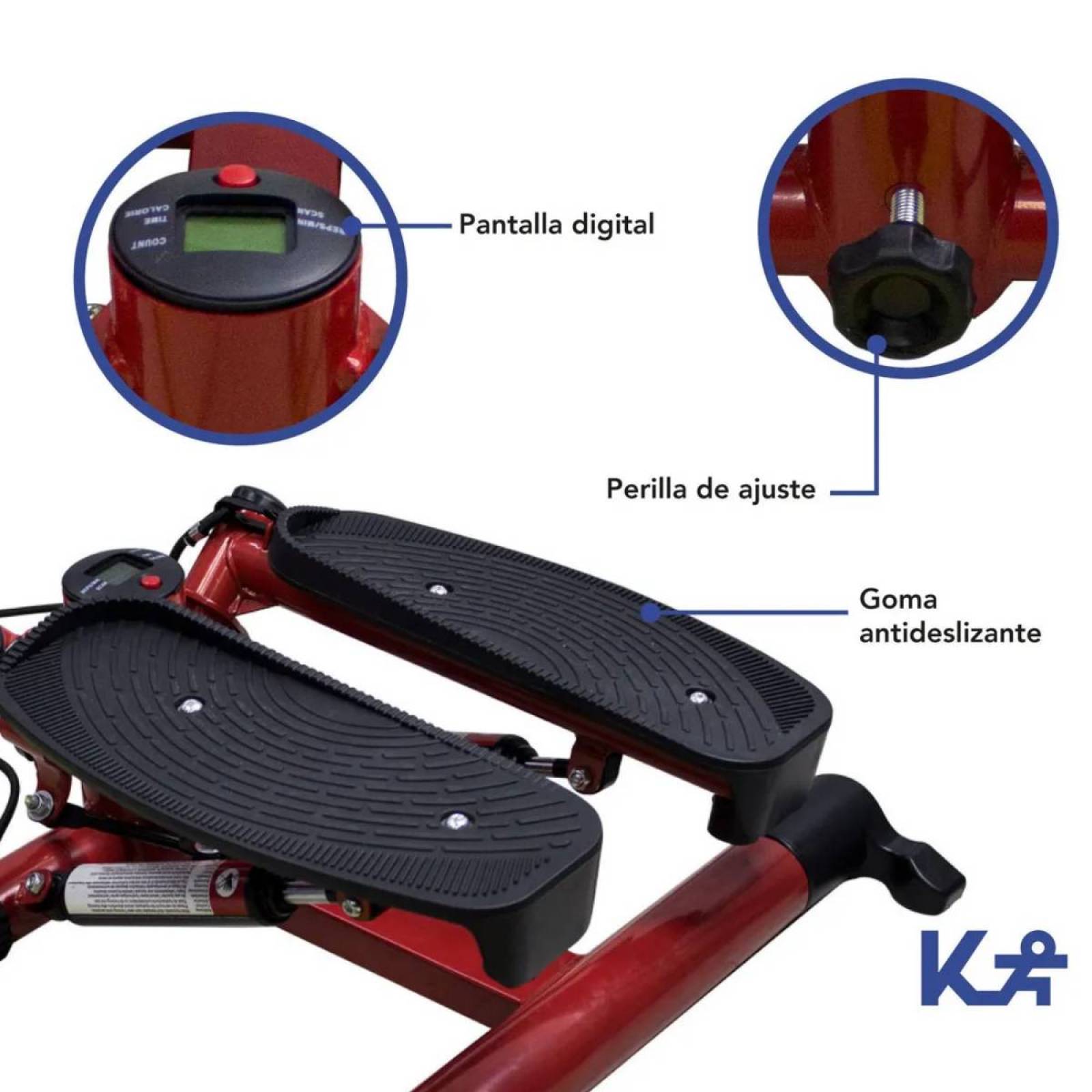 Escaladora Stepper Mini Twister Resistencia Ejercicio Cardio