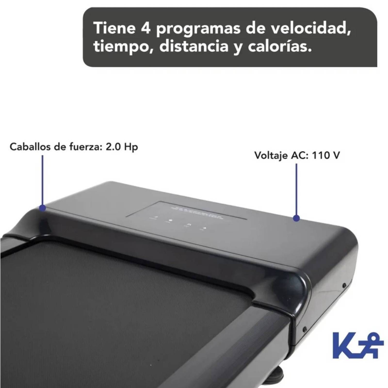 Caminadora Corredora Electrica Delgada 2.0 Hp Cardio Fitness