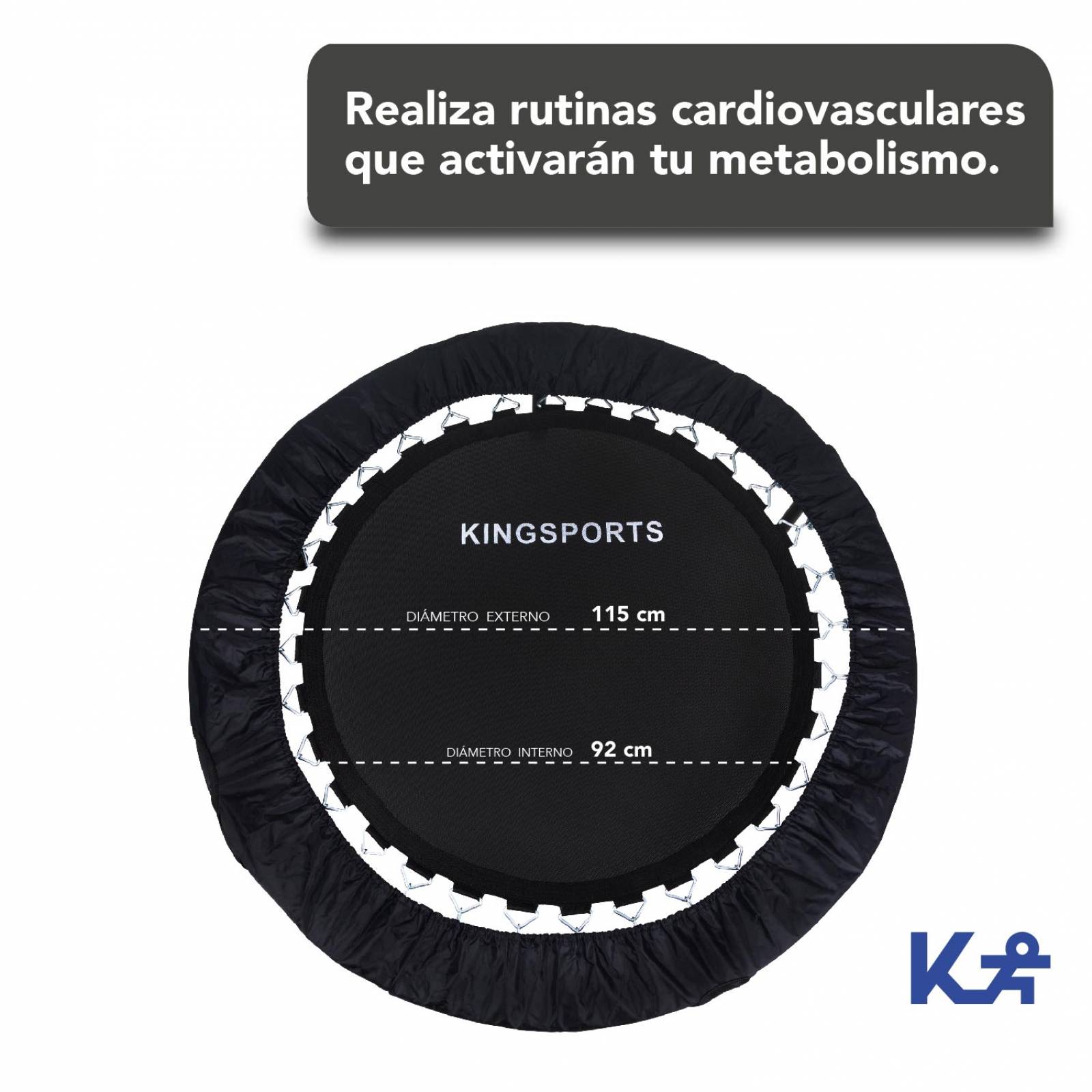 Trampolin Para Ejercicio Plegable Mini Jumping Fitness 48in