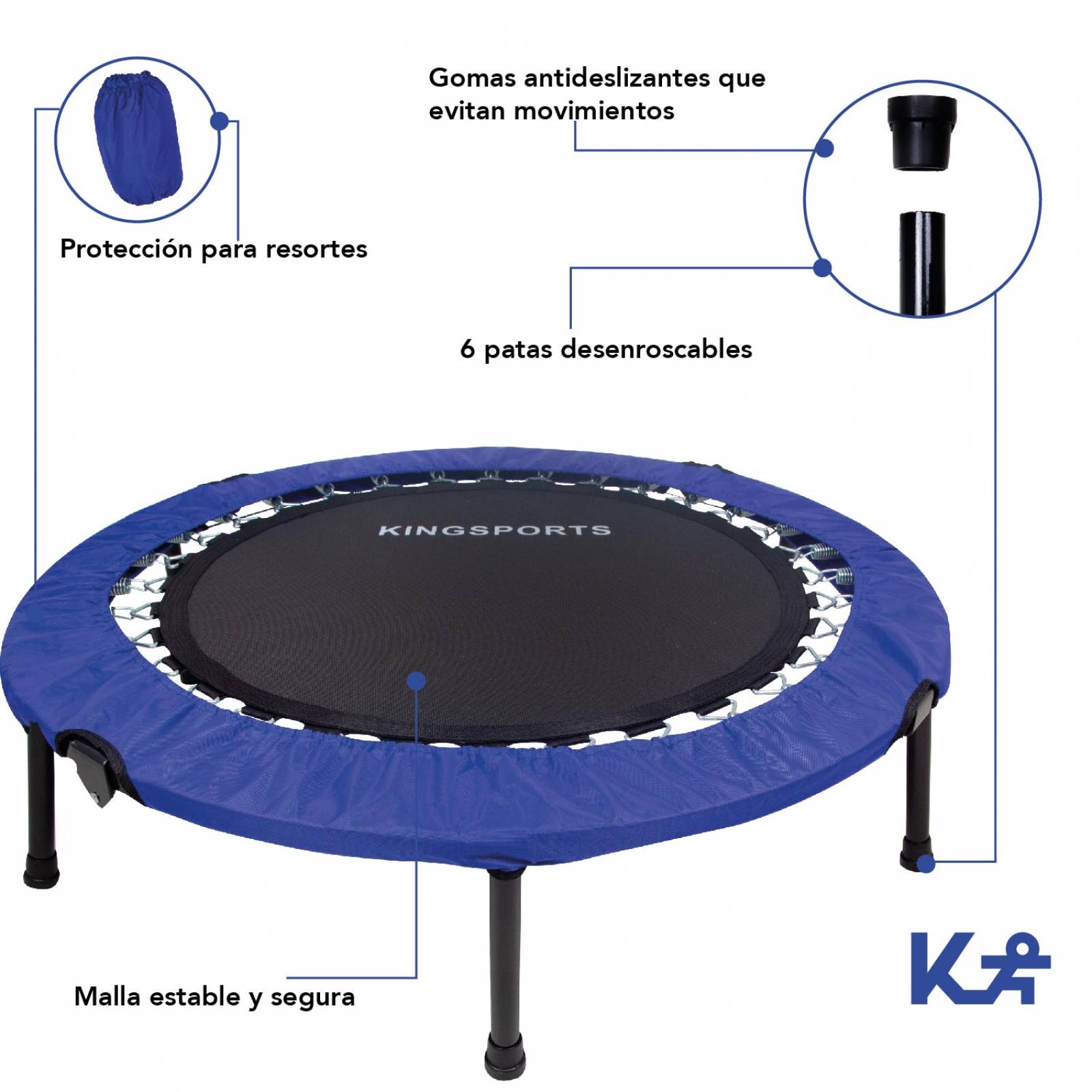 Mini Trampolin Brincolin Jumping 1m 40in Fitness Ejercicio