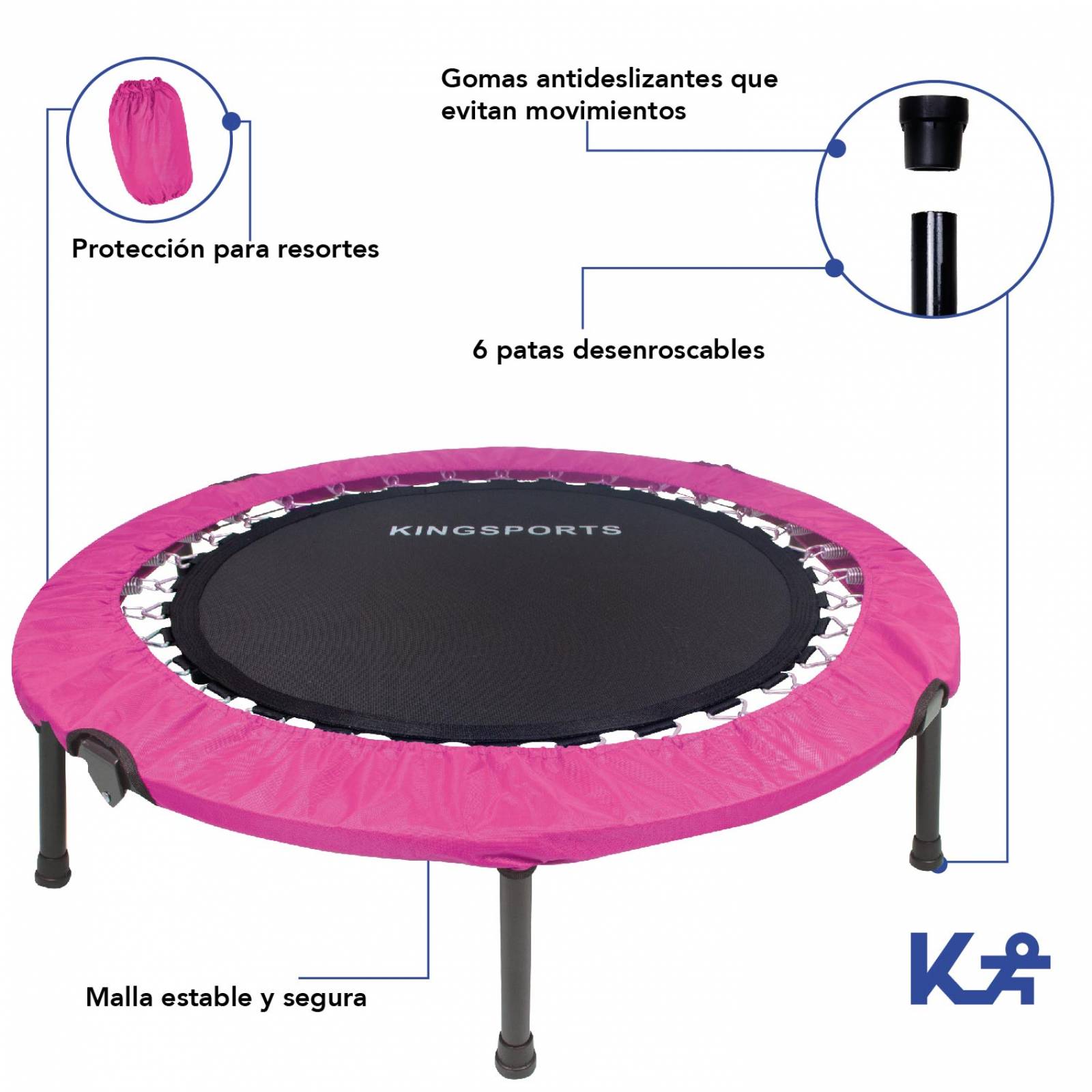 Mini Trampolin Brincolin Jumping 1m 40in Fitness Ejercicio