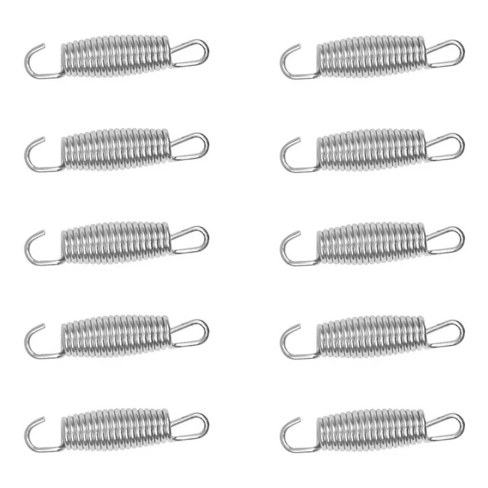 Juego Resortes 13 Cm 10pzas Trampolin Brincolin Repuesto 8ft