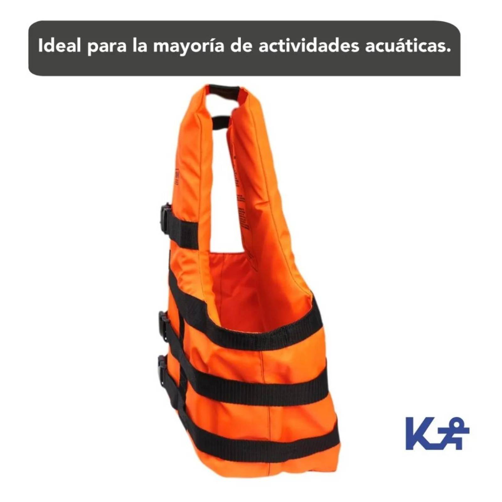 Chaleco Alta Visibilidad Salvavidas Xl Acuatico Pesca Playa