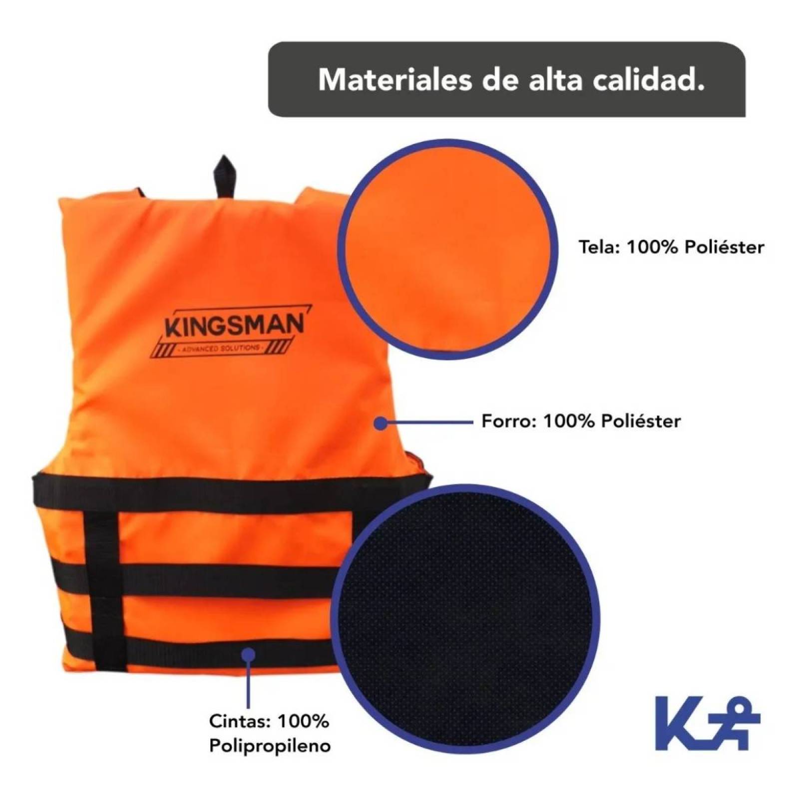 Chaleco Alta Visibilidad Salvavidas Xl Acuatico Pesca Playa