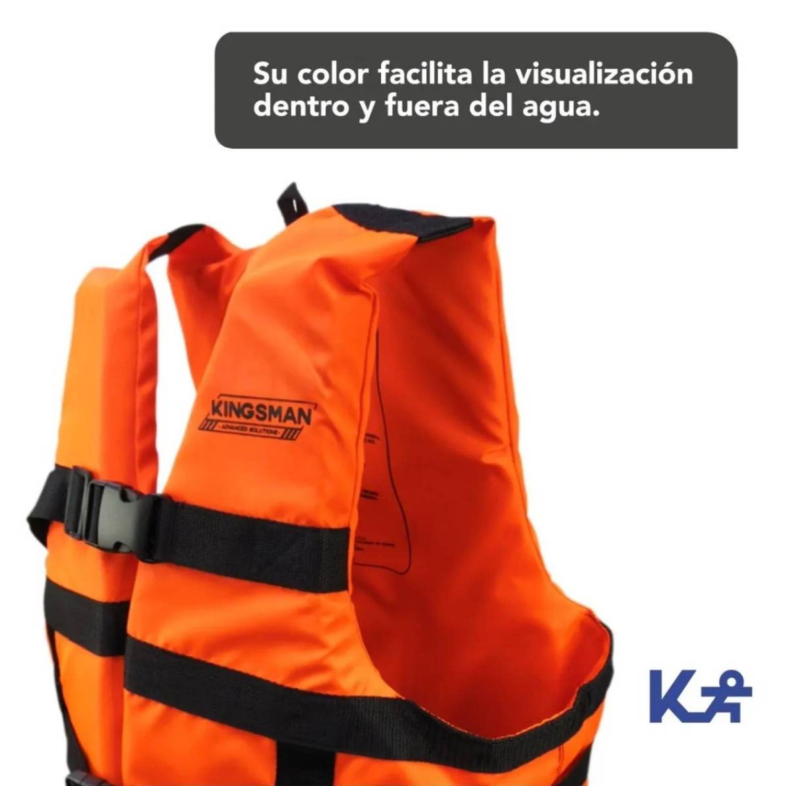 Chaleco Alta Visibilidad Salvavidas Xl Acuatico Pesca Playa