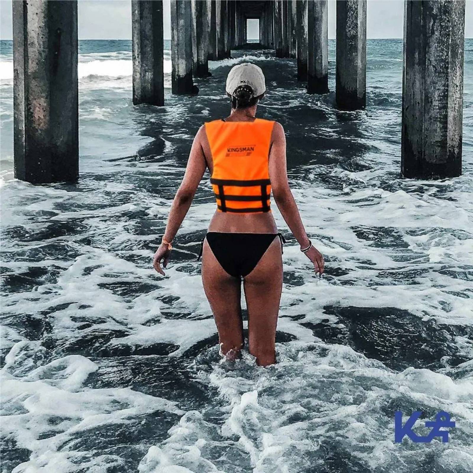 Chaleco Alta Visibilidad Salvavidas Xl Acuatico Pesca Playa