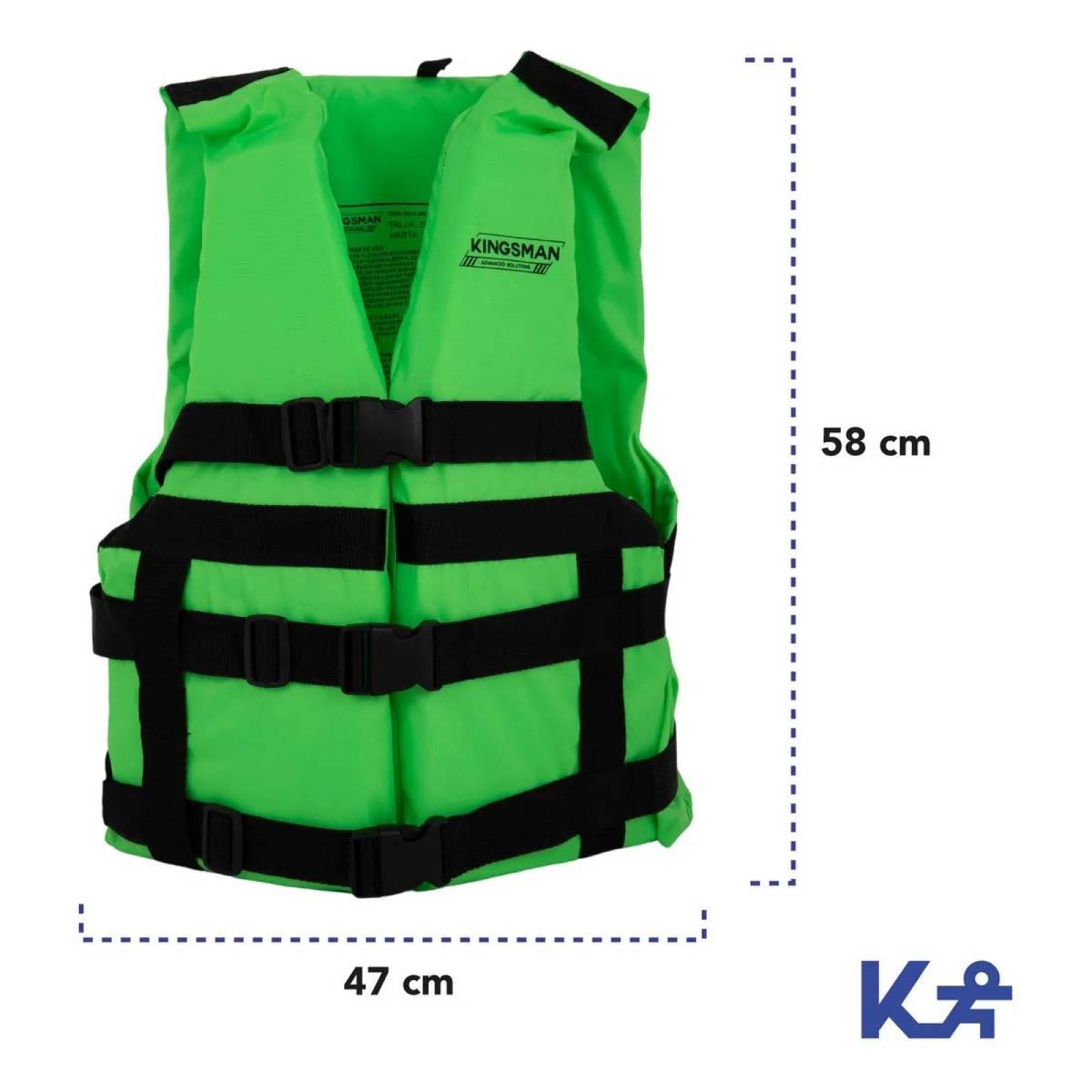 Chaleco Alta Visibilidad Salvavidas Xl Acuatico Playa Pesca