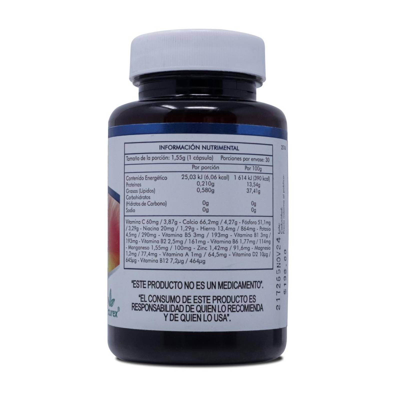 Multivitamínico Naturex Vitrex G Frasco Con 30 Capsulas 