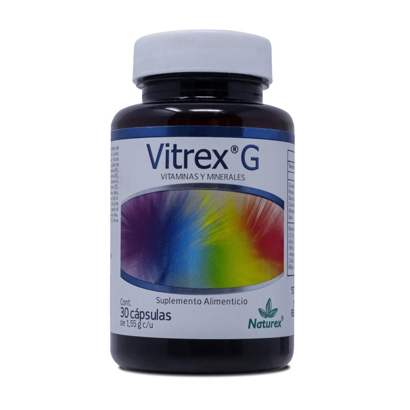 Multivitamínico Naturex Vitrex G Frasco Con 30 Capsulas 
