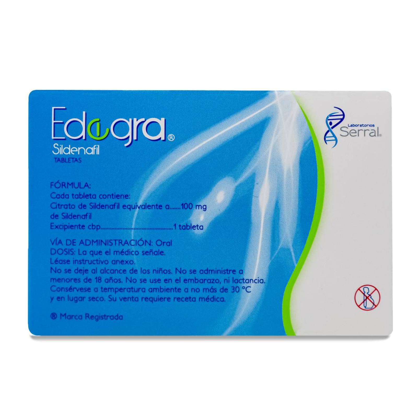 Sildenafil Edegra 10 Tabs 100 Mg Serral 