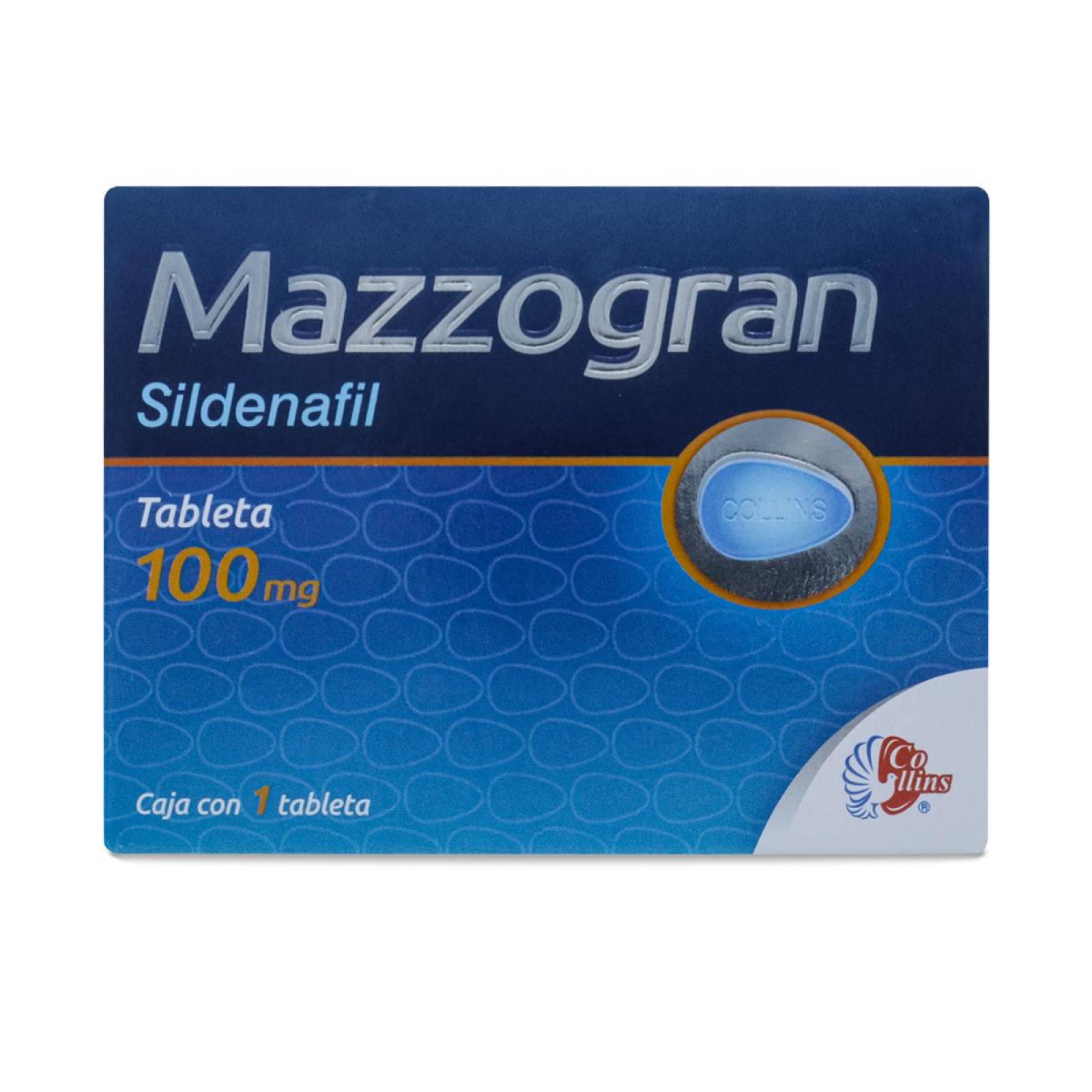 Sildenafil Mazzogran, Caja Con 1 Tableta De 100 Mg