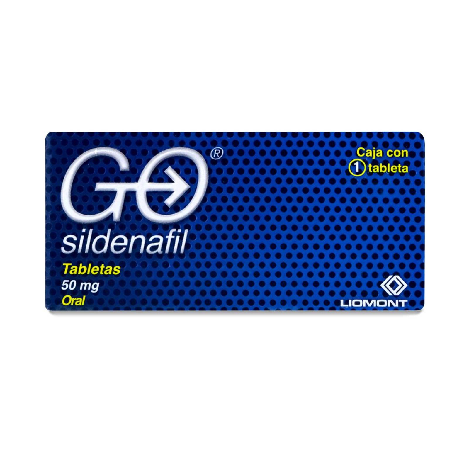 Sildenafil Go, 1 Tableta De 50 Mg, Liomont 