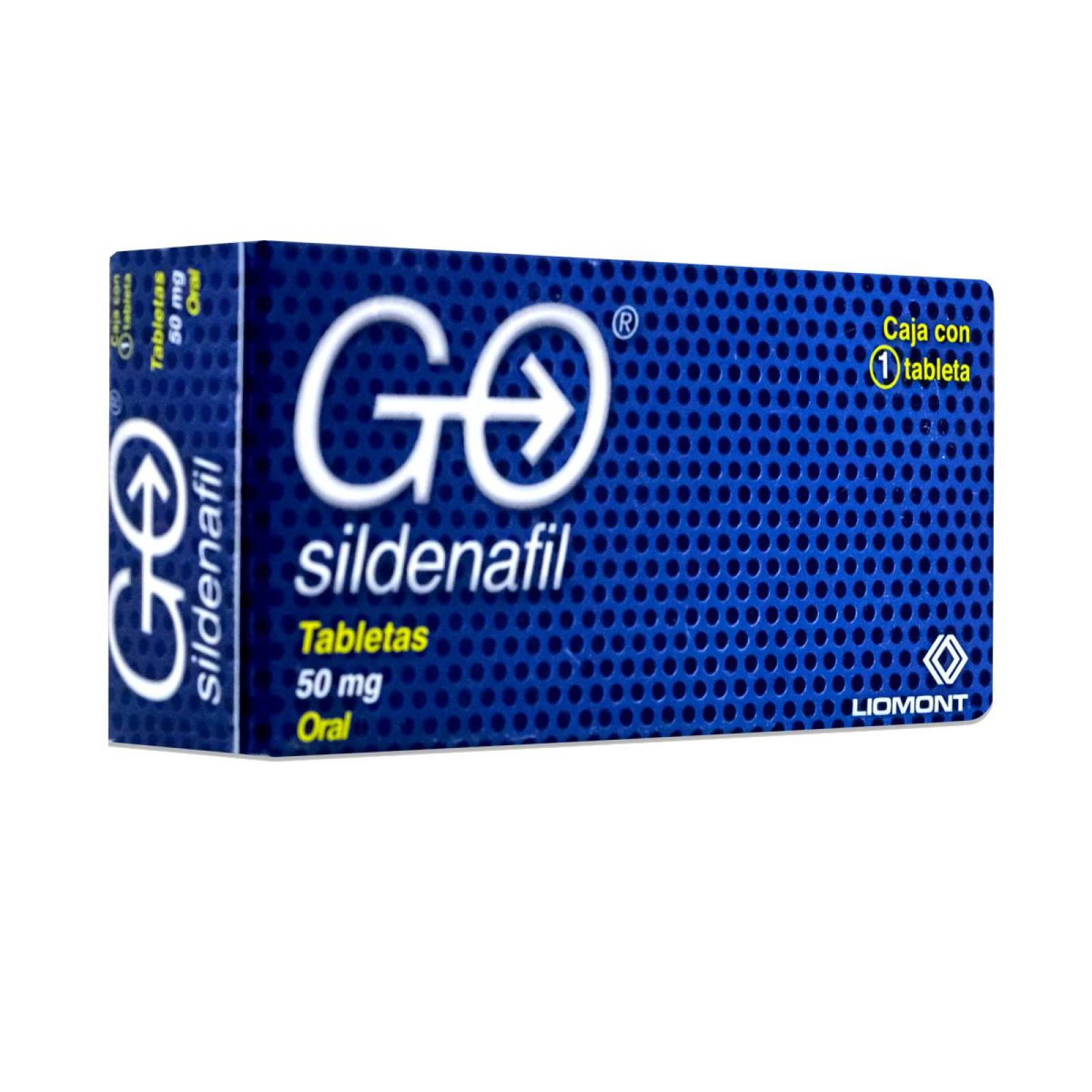 Sildenafil Go, 1 Tableta De 50 Mg, Liomont 