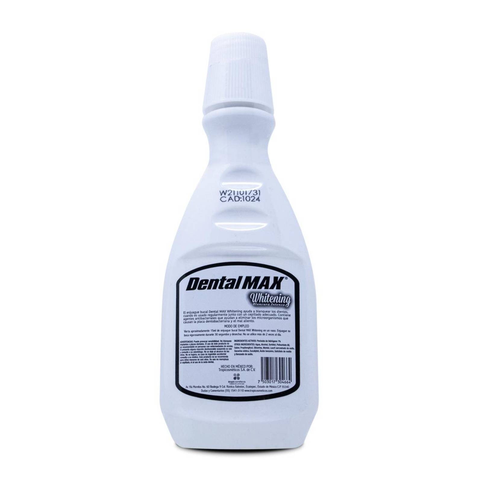 Dental Max Whitening Enjuague Bucal 350 Ml