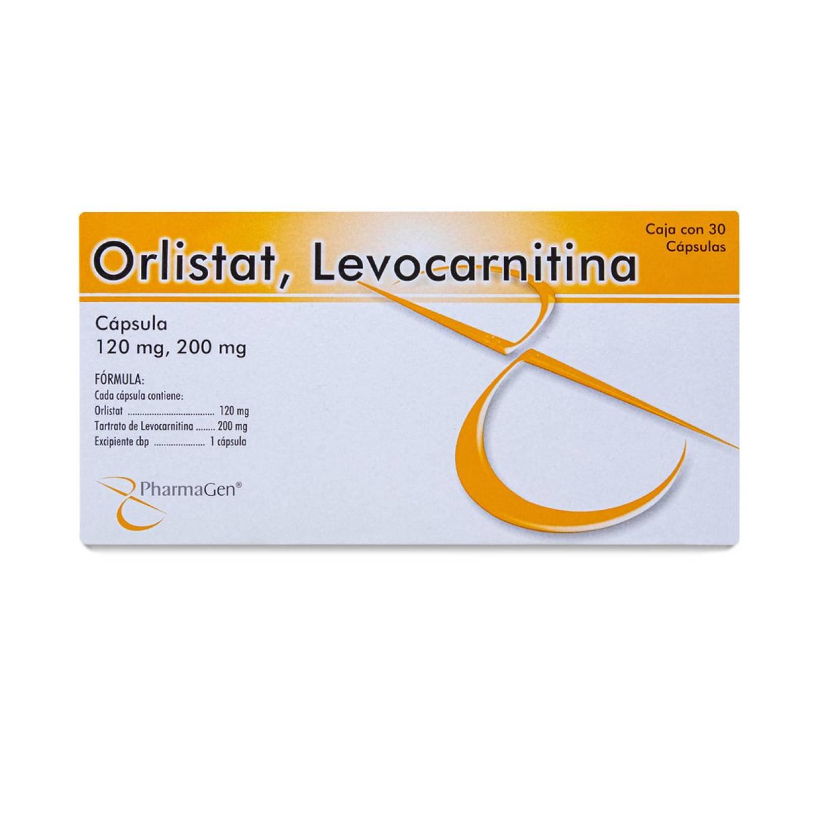 Orlistat, Levocarnitina 30 Caps, Pharmagen 