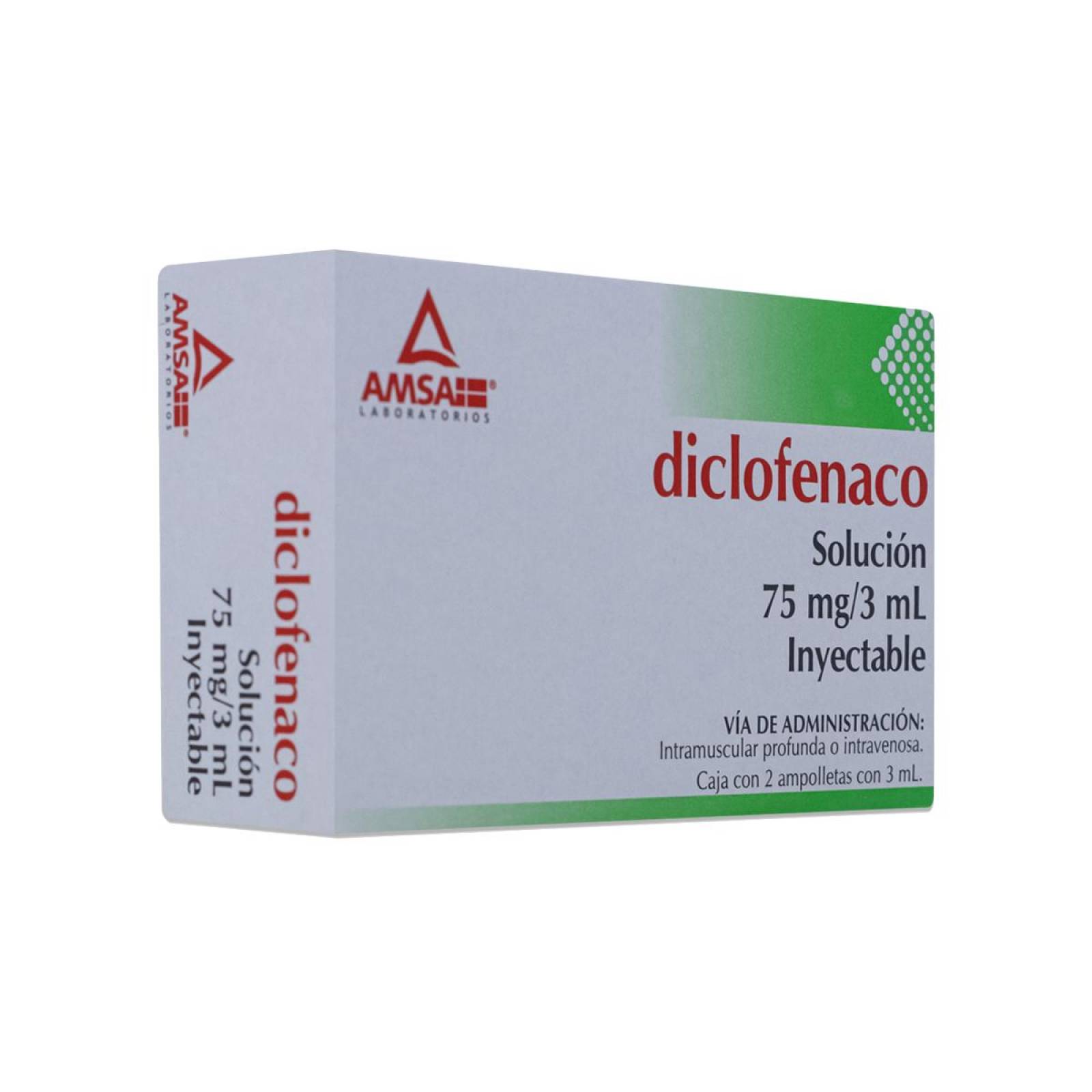 Diclofenaco Sol Inyec 2 Amp 75Mg/3Ml 
