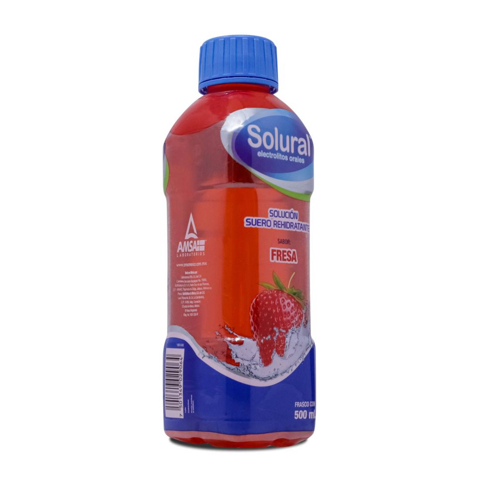 Solural Sabor Fresa 500 Ml 
