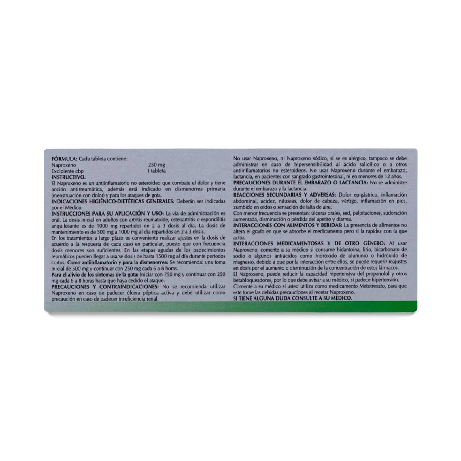 Naproxeno 30 Tab 250 Mg Amsa 