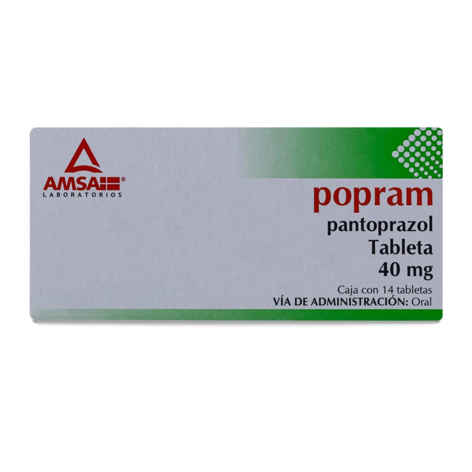 Popram Pantoprazol, Caja Con 14 Tabletas, Amsa 