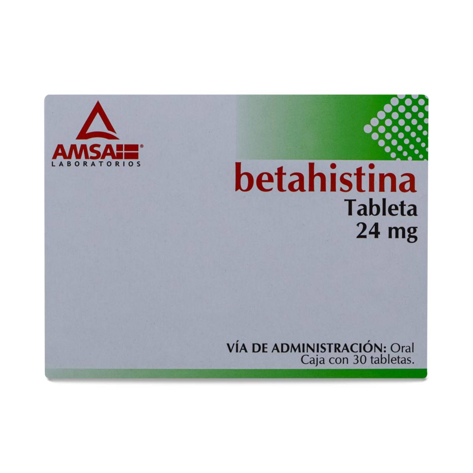Betahistina Amsa 30 Tab 24 Mg 