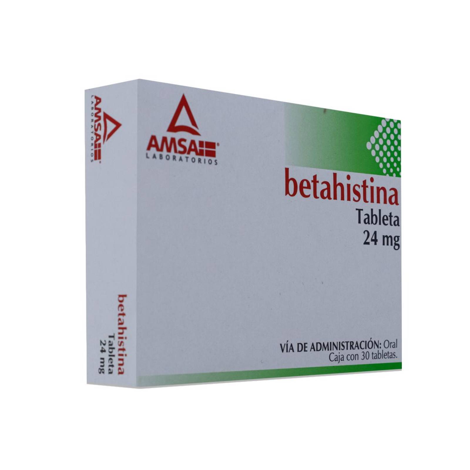 Betahistina Amsa 30 Tab 24 Mg 