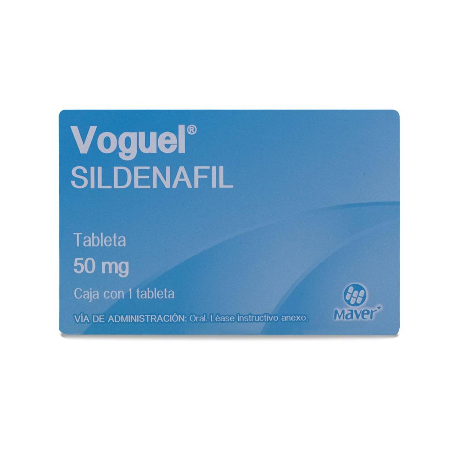 Sildenafil Voguel, Caja Con 1 Tableta De 50 Mg 