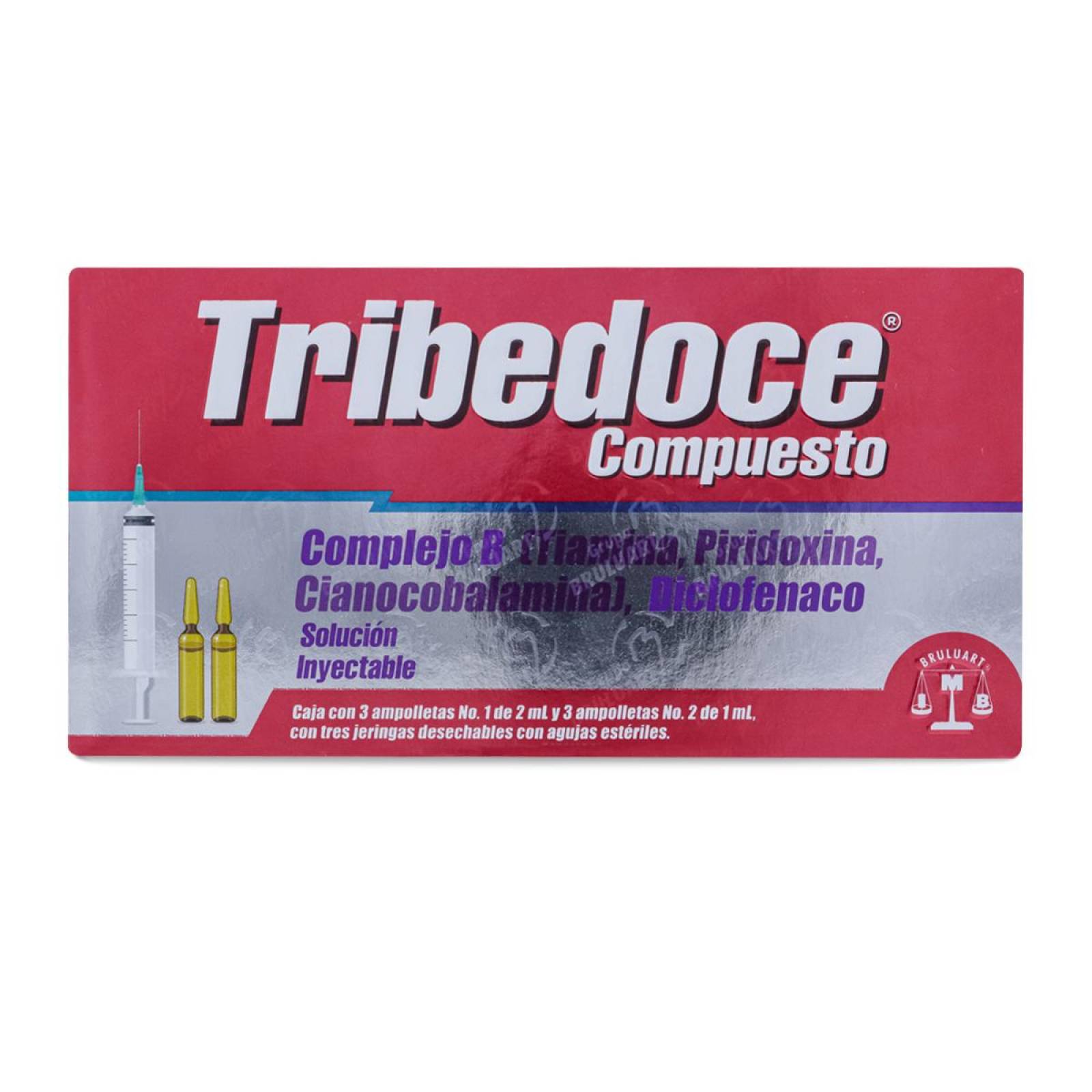 Multivitamínico Tribedoce Compuesto Caja Con 3 Ampolletas No. 1 