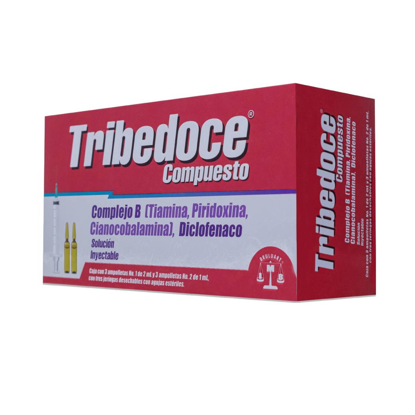 Multivitamínico Tribedoce Compuesto Caja Con 3 Ampolletas No. 1 