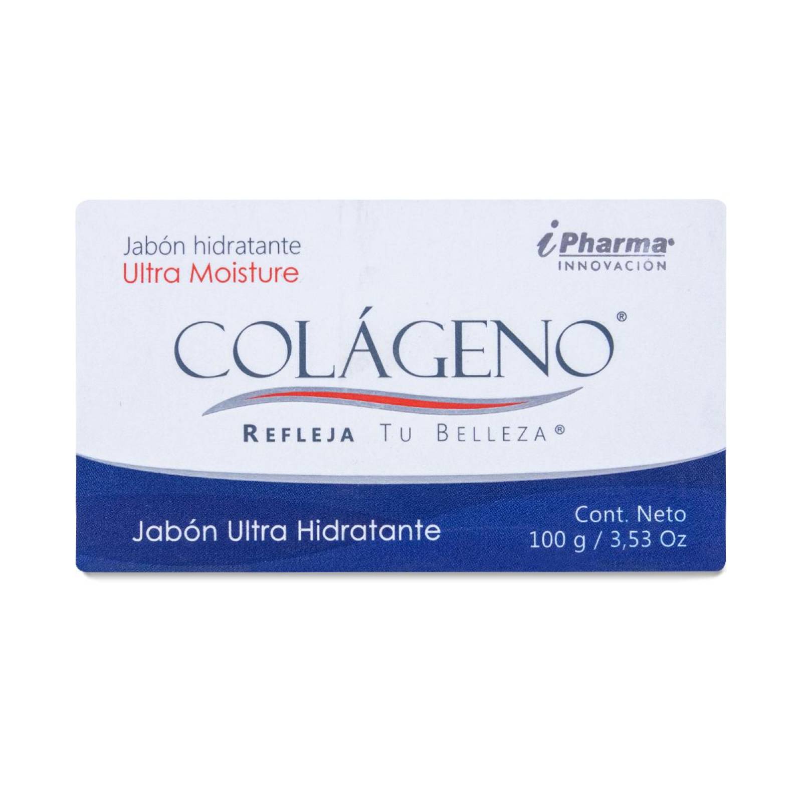Colageno Jabon Ultra Hidratante, Barra Con 100 G, Pharma 