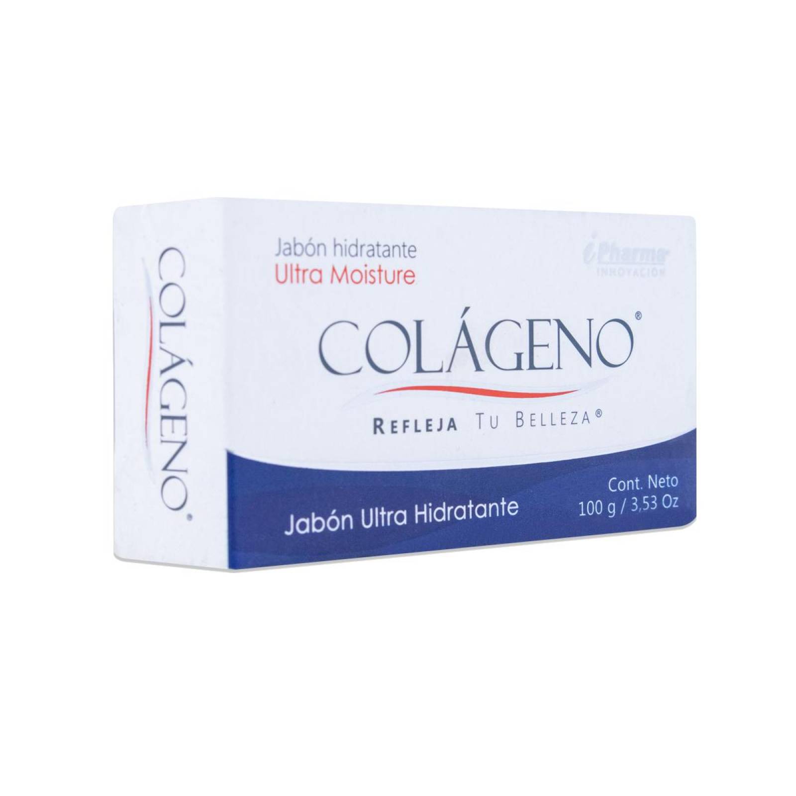 Colageno Jabon Ultra Hidratante, Barra Con 100 G, Pharma 