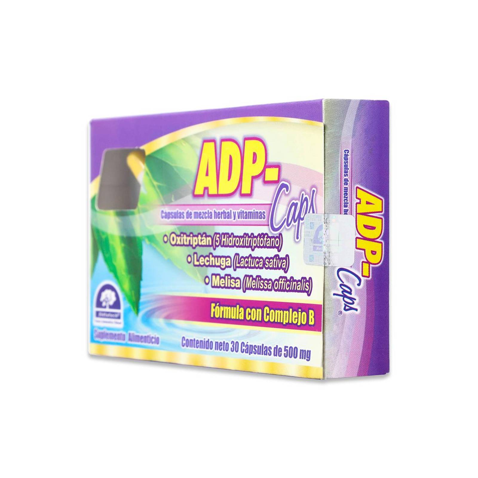 Suplemento alimenticio Natutech Adp Caps 30 Capsulas De 500 Mg 