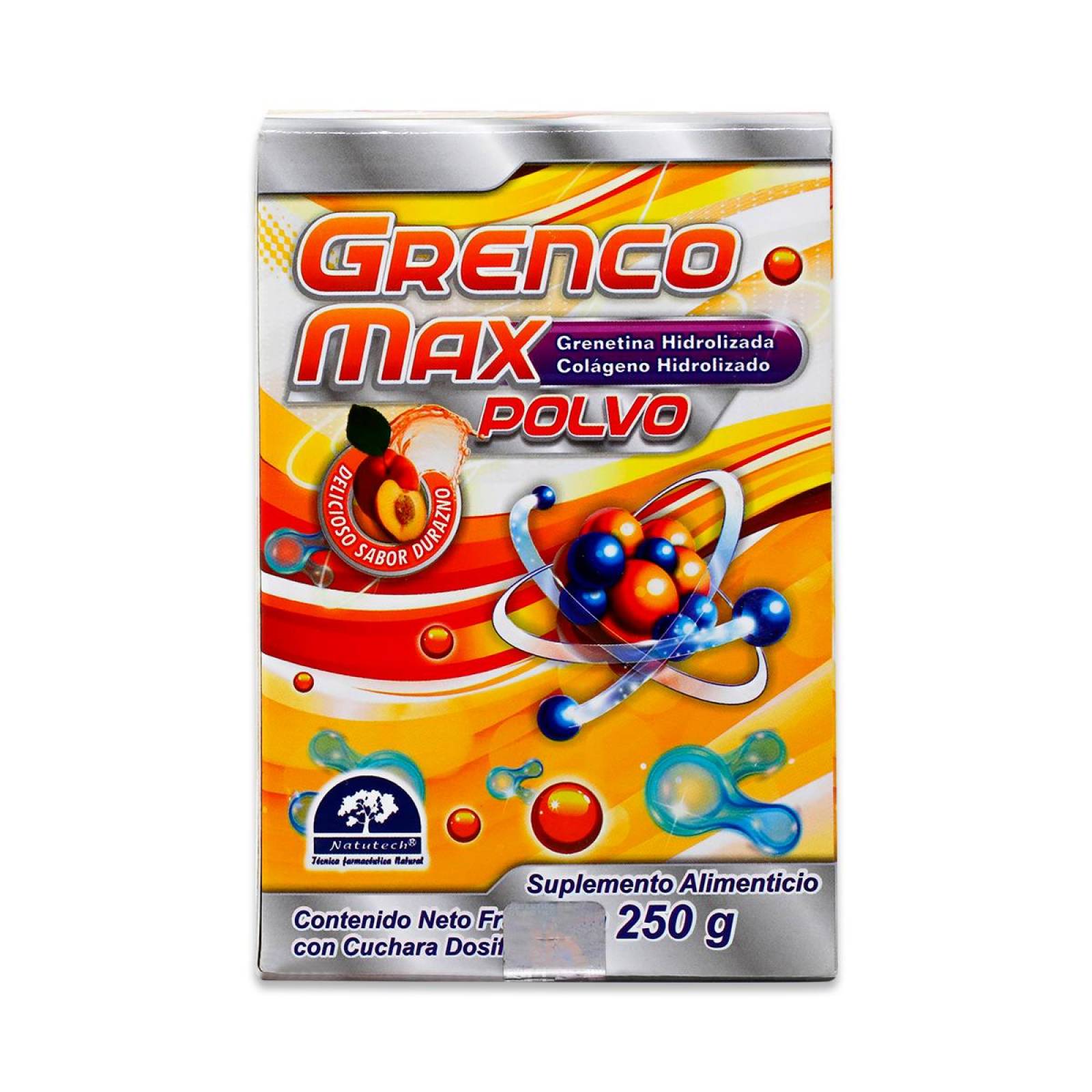 Suplemento alimenticio Natutech Grenco Max Polvo, Frasco Con 250 G
