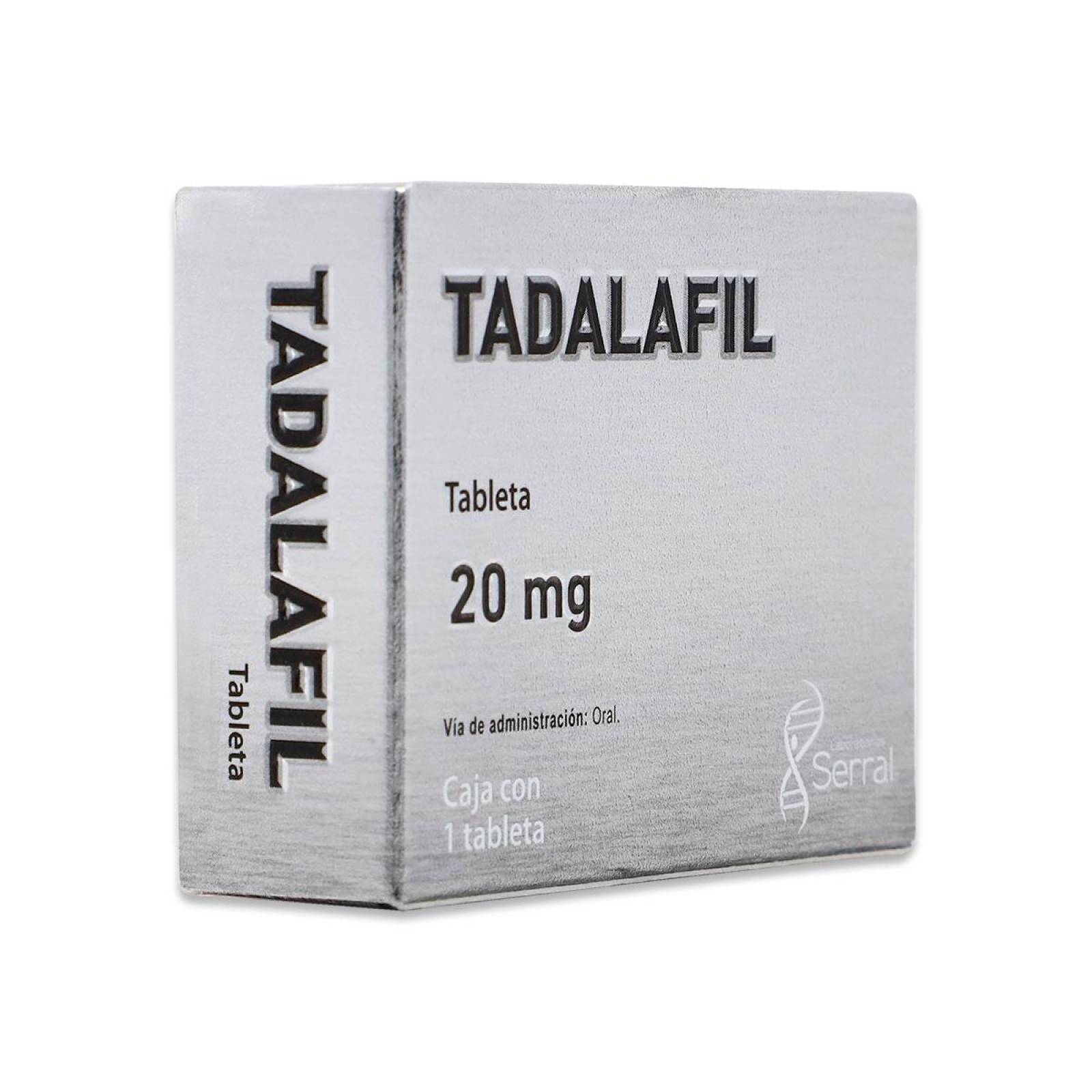 Tadalafil Serral Caja Con 1 Tableta De 20 Mg 