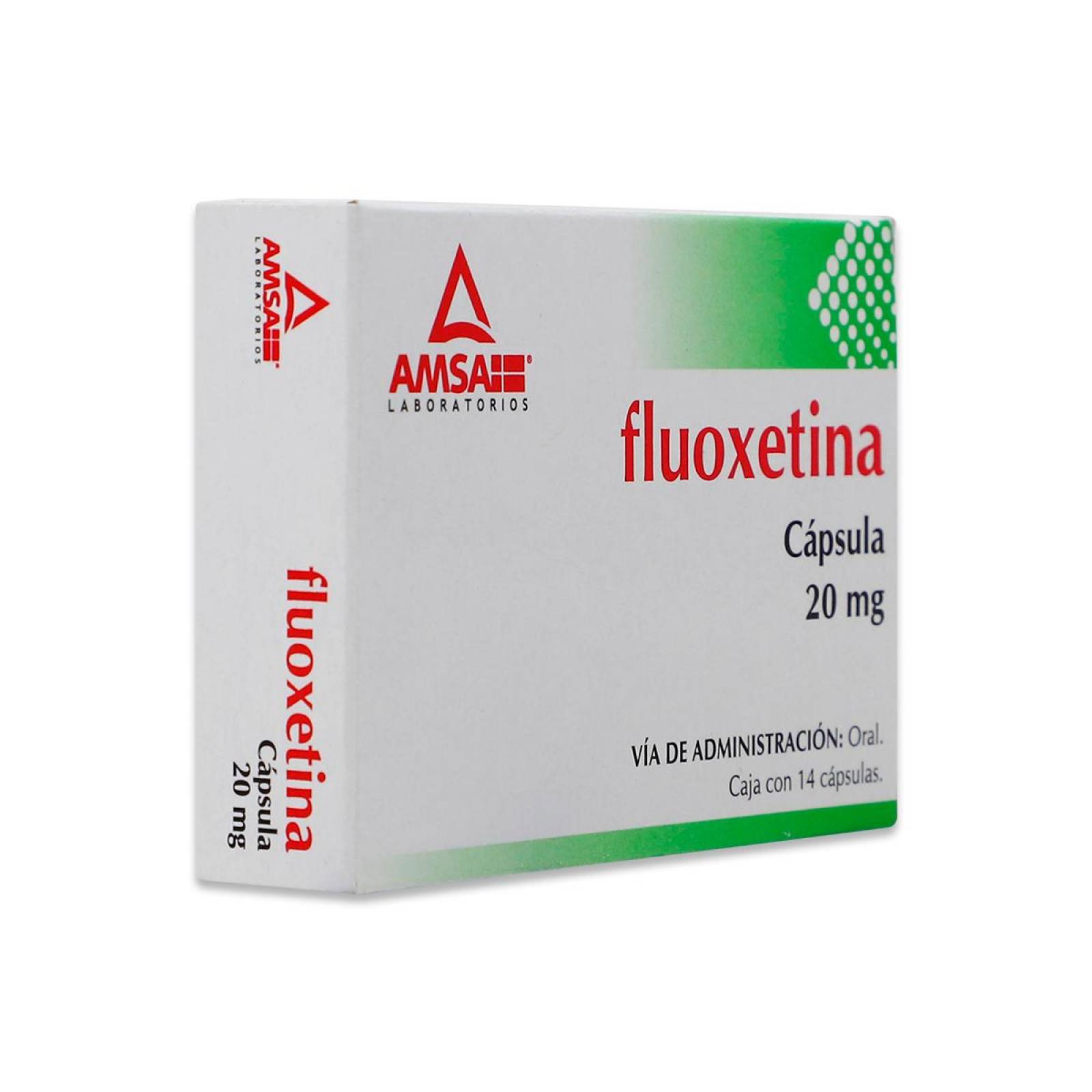 Fluoxetina Amsa Caja Con 14 Capsulas 