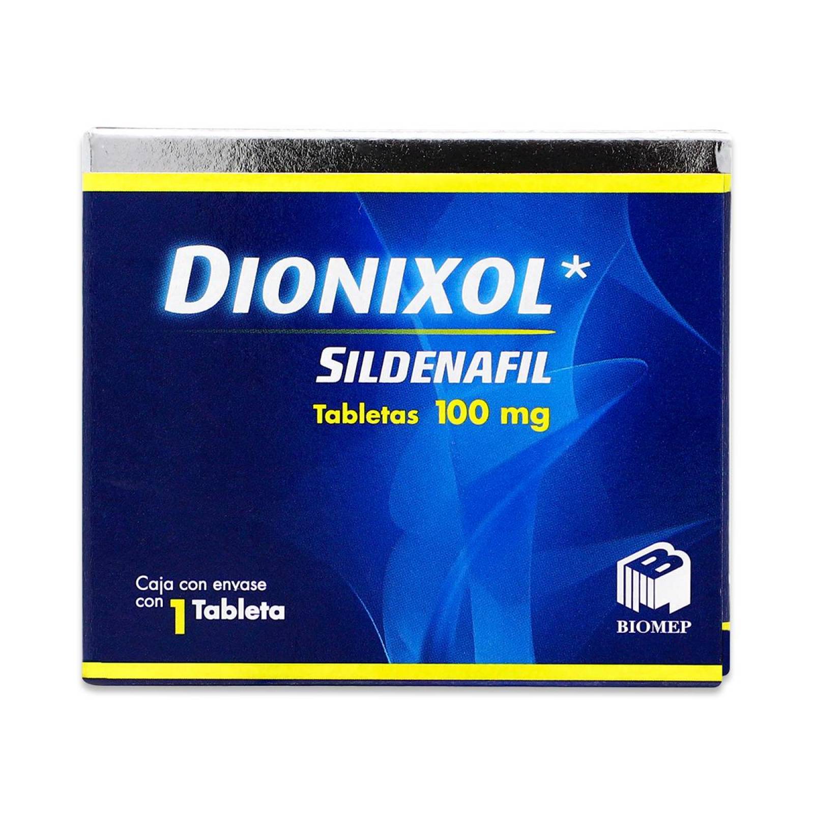 Sildenafil Biomep Dionixol 1 Tableta De 100 Mg