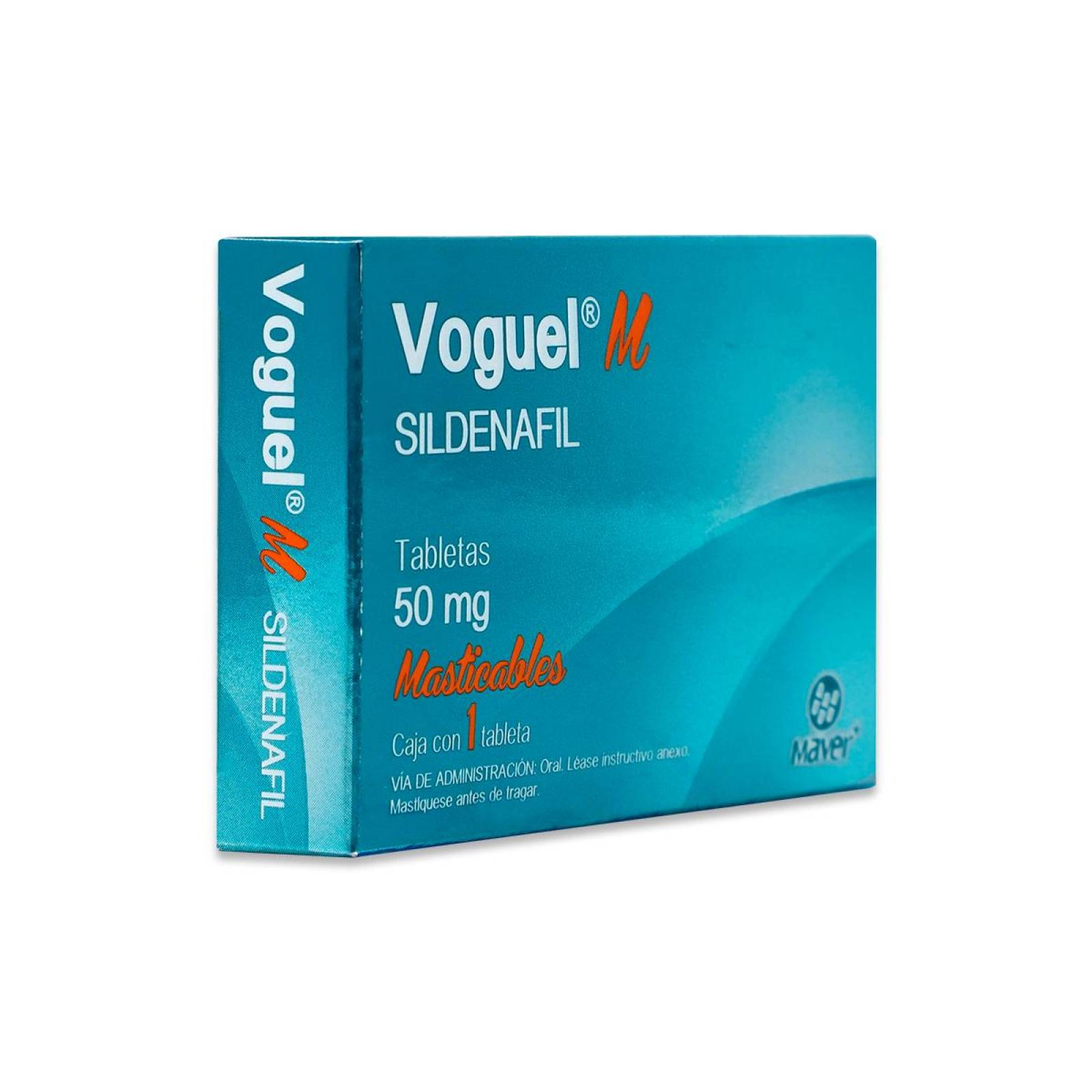Sildenafil Maver Voguel Masticable 1 Tableta De 50 Mg 
