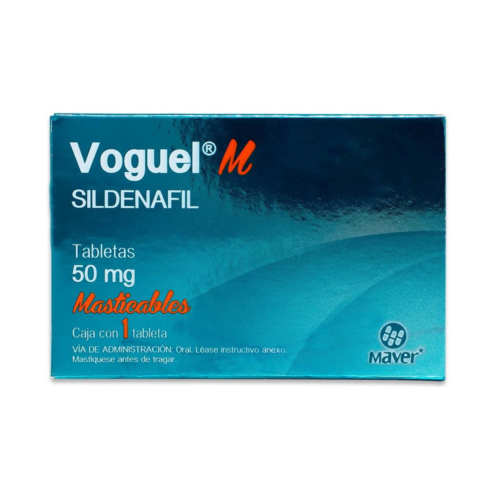 Sildenafil Maver Voguel Masticable 1 Tableta De 50 Mg 
