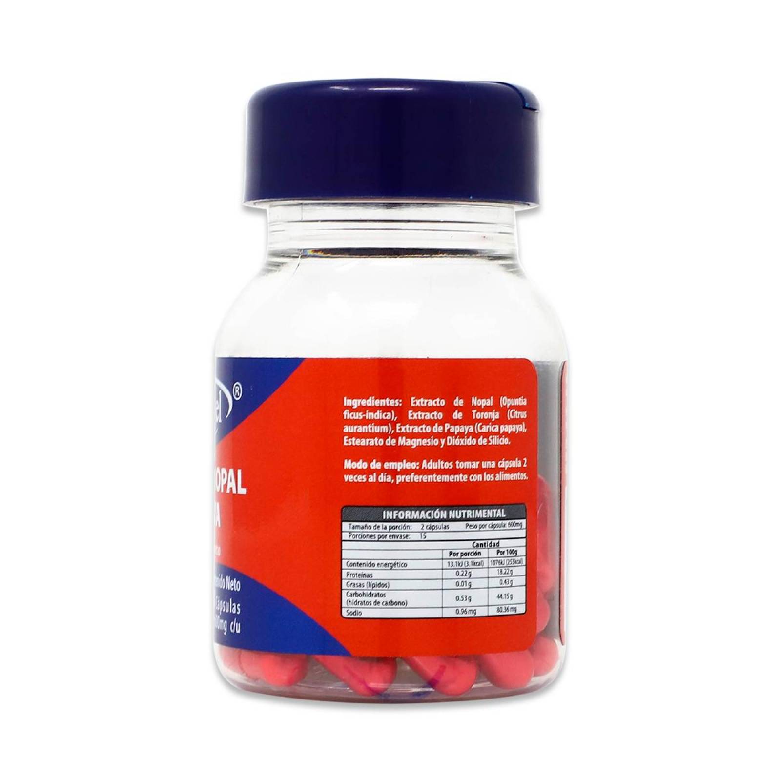 Toronja, Nopal Y Papaya Naturagel 30 Capsulas 600 Mg 