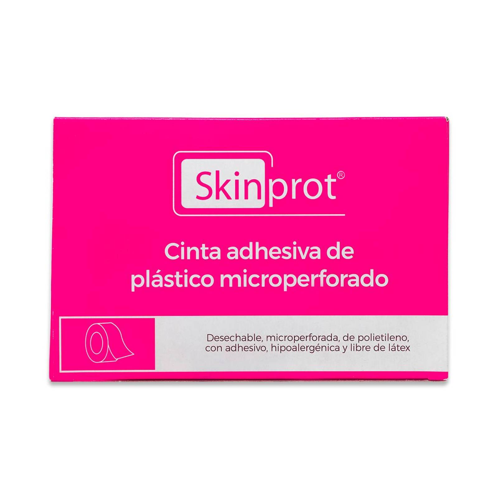 Cinta Skinprot Adhesiva De Plastico Microperforado 2.5 Cm X 9.1 M Caja Con 12 Rollos 