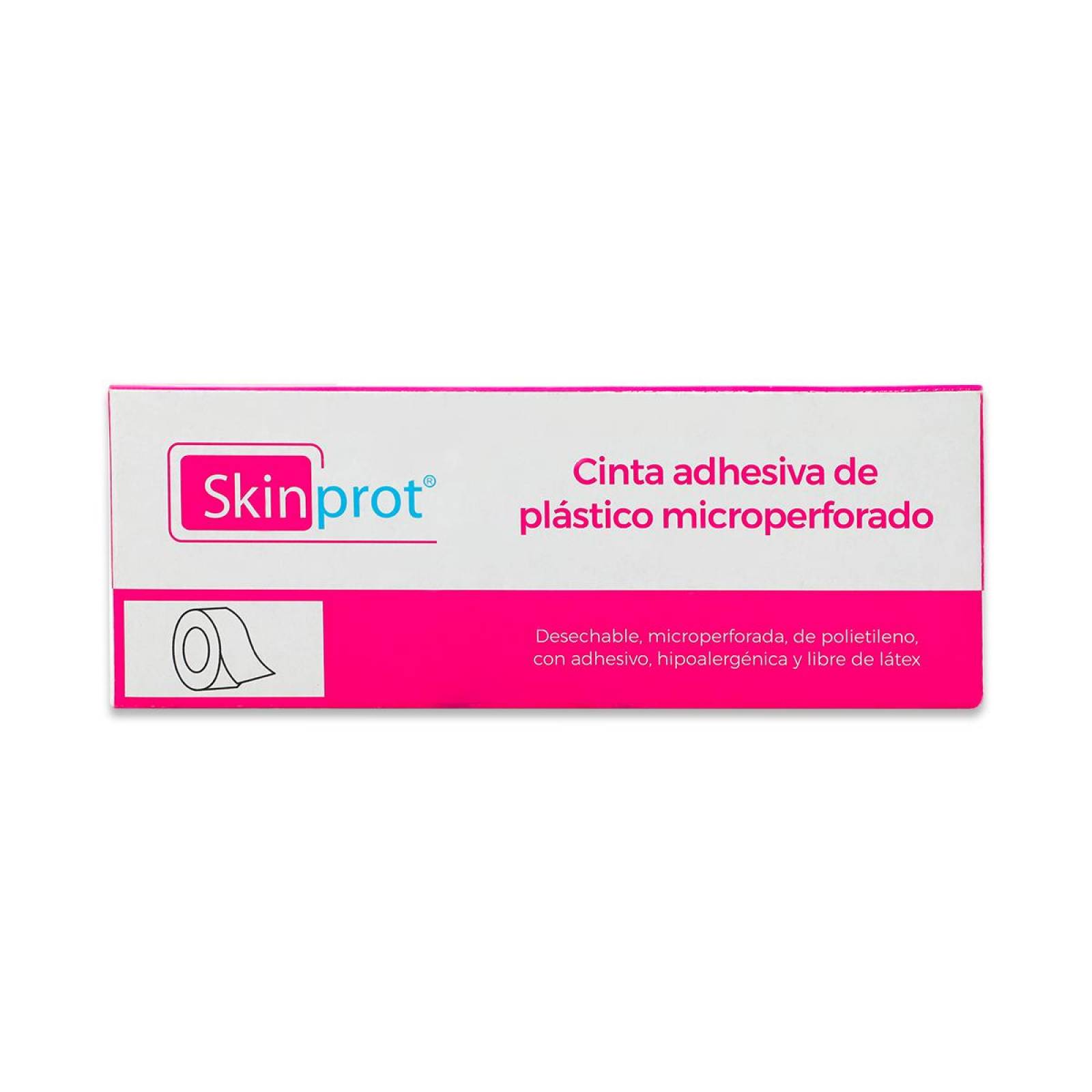 Cinta Skinprot Adhesiva De Plastico Microperforado 2.5 Cm X 9.1 M Caja Con 12 Rollos 
