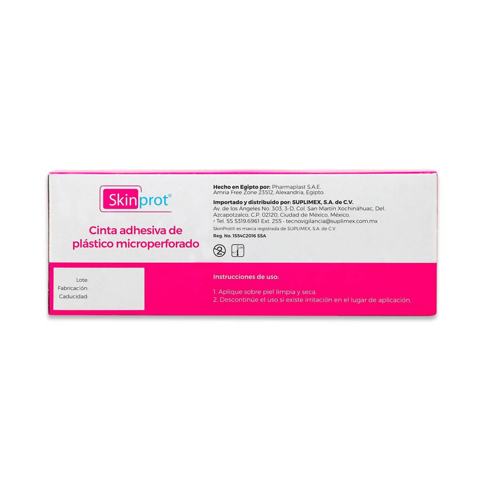 Cinta Skinprot Adhesiva De Plastico Microperforado 5 Cm X 9.1 Mm Cont 6 Rollos 